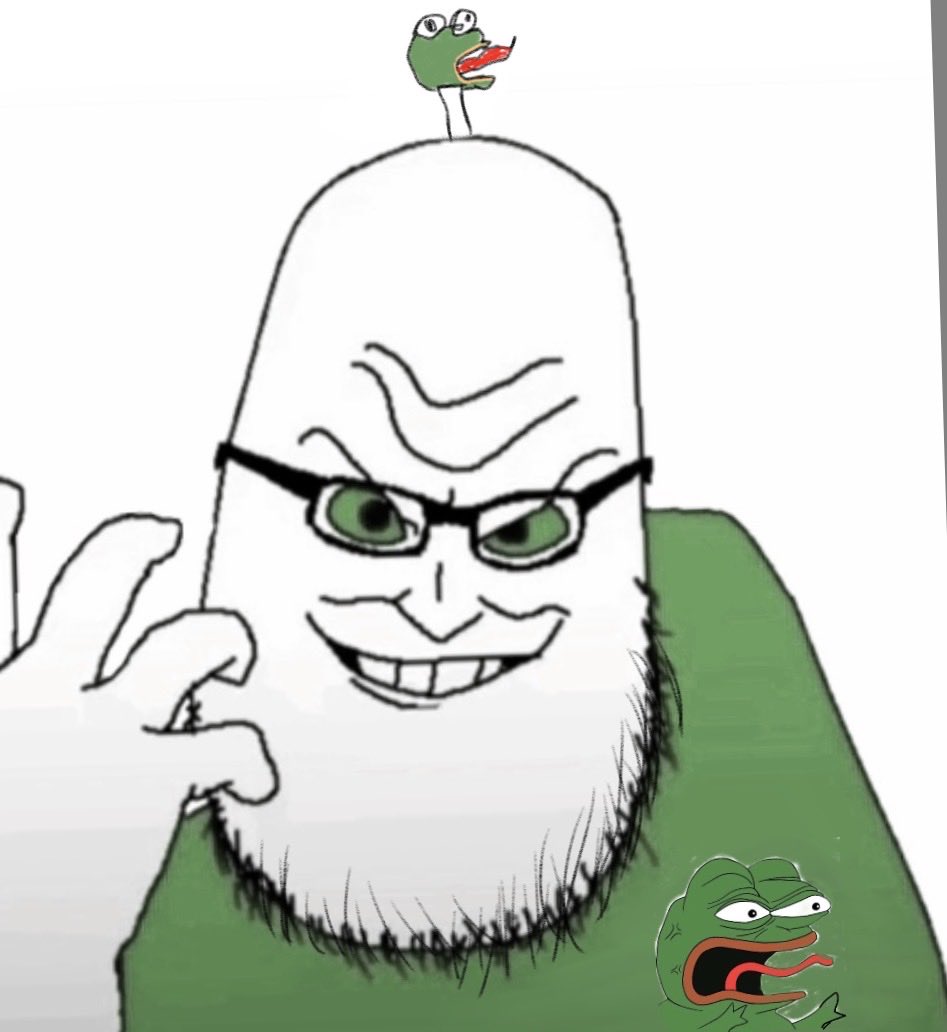 pepe, syndrome, syndromejak, amphibian, animal, arm, bald, black eyes, black glasses, cartoon