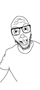 chameleson, beard, big eyes, gem, gemmy, glasses, happy, shirts, soyboy, weird