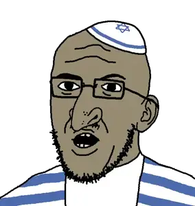 scientolojak, yehudyakim, brown skin, clothes, hat, jewish nose, judaism, jude, kike, kippah