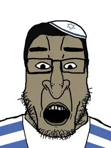 chudjak, markiplier soyjak, chudplier, yehudyakim, brown skin, clothes, hair, hat, jewish nose, judaism