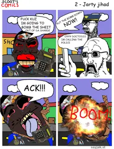 chudjak, soyak, unknown, doctos, jartycuck, patrick, jartycuck, scoot's comics, city, comic