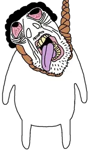 bernd, brunetto, deformed bernd subvariants, afro, bloodshot eyes, crying, deformed, hair, mustache, open mouth