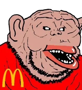et, amerimutt, fusionjaks, muttverse, clothes, ear, lips, mcdonalds, mutt, mutt lips