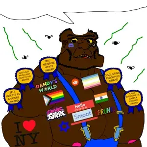 SoyBooru.com - 144019 - chad i_heart_ny meta_namefags muscles muscular_male name_tag overalls self_insert smoot_(user) variant_ishish_soyak_ears.png