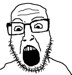 unknown, bald, gaping mouth, glasses, nuvariant, open mouth, stubble