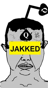 chudjak, chudjak front, angry, antenna, blacked, ear, hair, jakked, looking at you, queen of spades