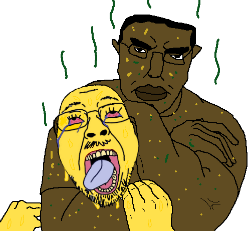 bernd, chudjak, pol face, the weak should fear the strong, ack, bald, broccoli, brown skin, choke hold, corn