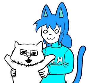 gemma holding catjak.png