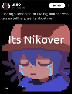 niko (oneshot), alicia, slopjak, brapshot, cat ears, clothes, crying, ear, ears, hat