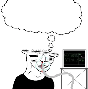 chudjak, markiplier soyjak, chudplier, dumb, monitor, retard, t shirt, uncolored skin