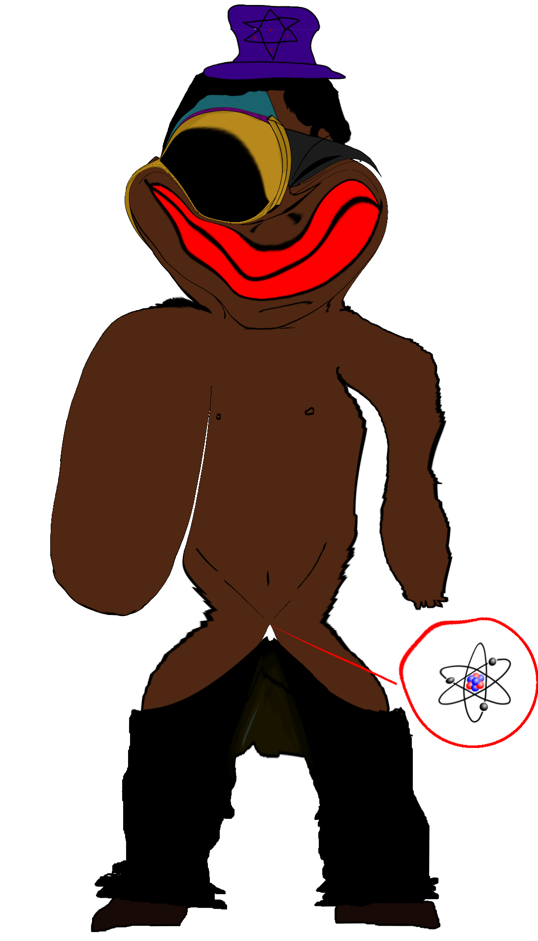 botsaredumbs, chudjak, jartycuck, slopjak, atom, belly, belly button, big lips, brown skin, clitty