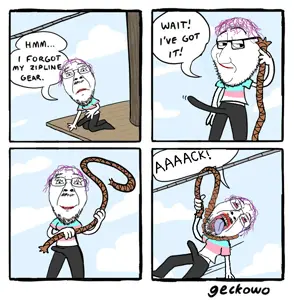 bernd, hanging ugly personjak, ugly personjak, ack, comic, edit, hanging, purple hair, rope, ugly person