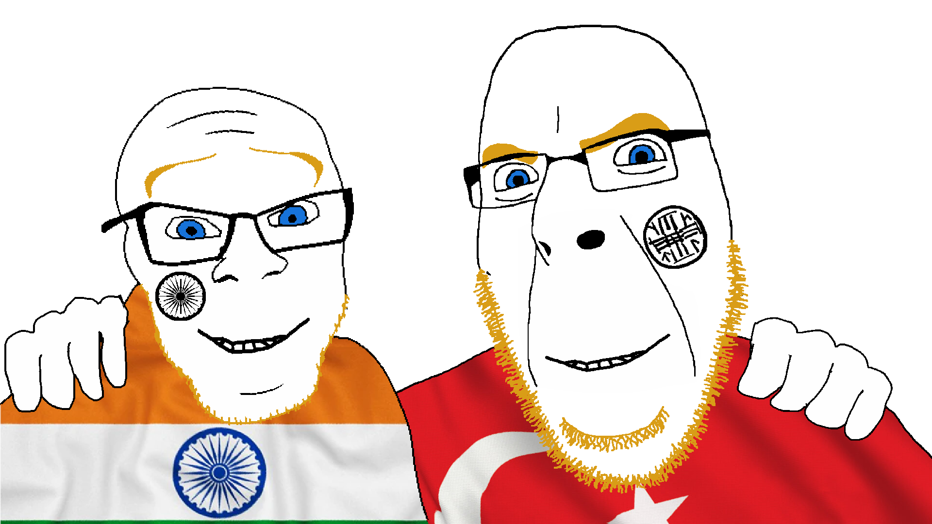 cobson, feraljak, wholesome feraljak, aryan, no more brother wars, countryaryan gem!, 2soyjaks, a10 eyes, ashoka, ashoka chakra