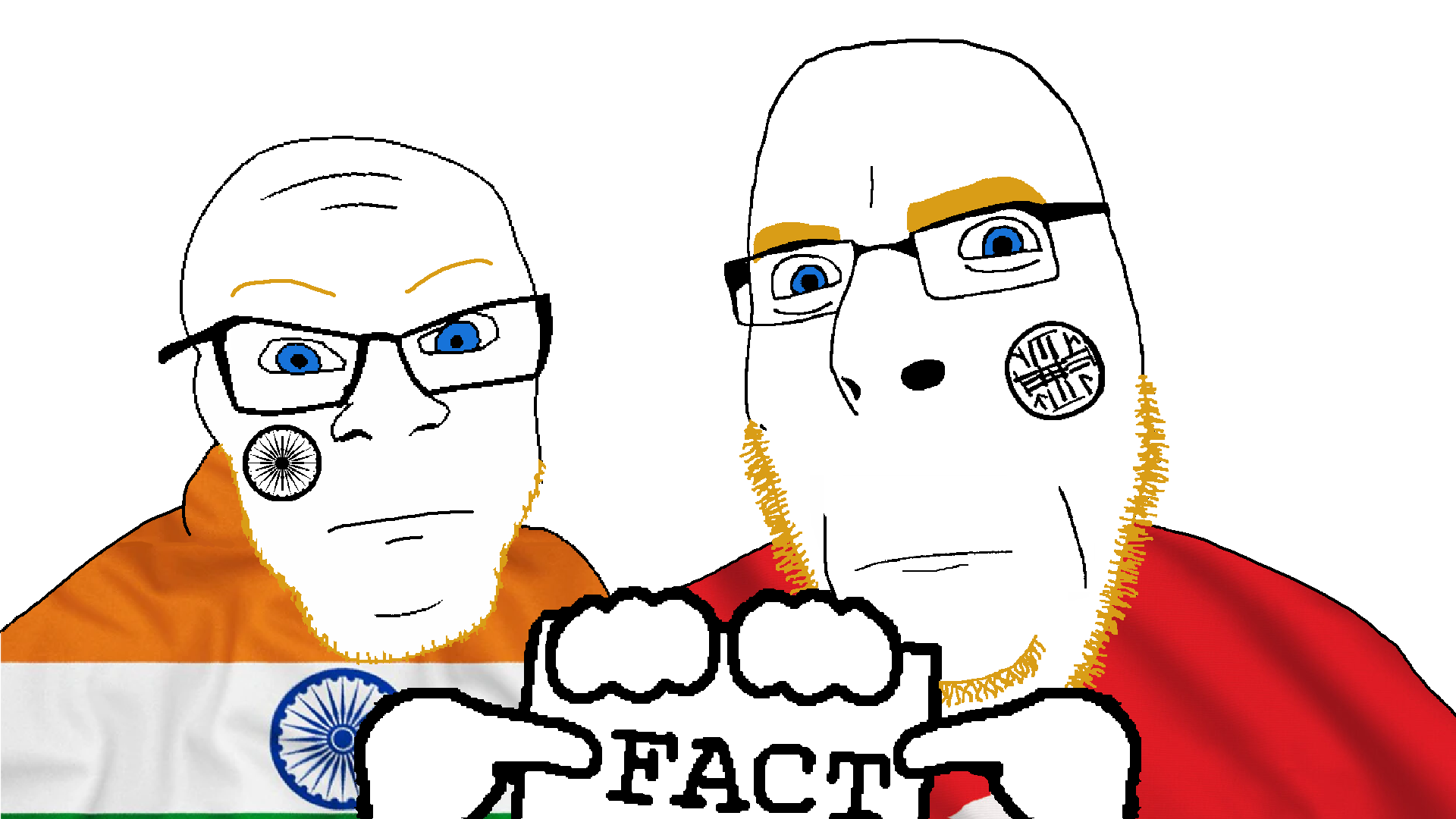 cobson, feraljak, wholesome feraljak, aryan, no more brother wars, countryaryan fact!, 2soyjaks, a10 eyes, ashoka, ashoka chakra