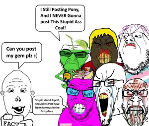 randals strongest warrior, alicia, feraljak, gapejak, markiplier soyjak, soyak, unknown, vlodson, hunky twink sex machine, hunky twink sex machine