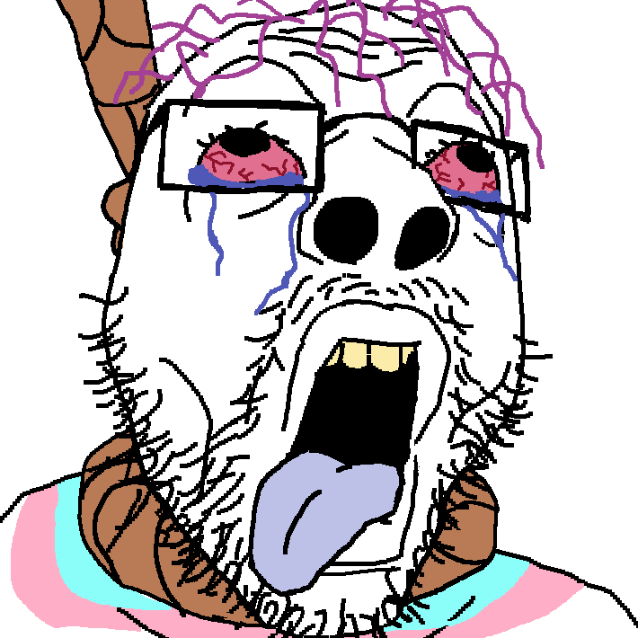 shouterjak, ack, aliased, blue tongue, crying, eyebrows, eyelashes, glasses, hair, hanging