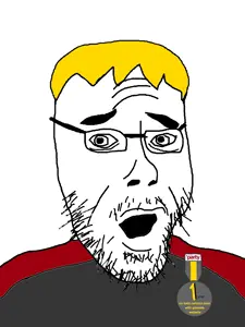 nate higgers, unknown, natejak, beard, concernede, gaping mouth, glasses, open mouth, open mouth