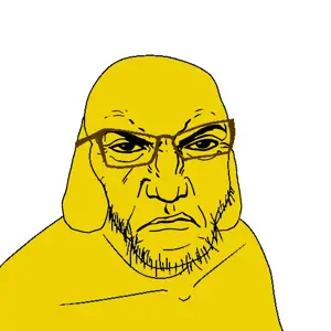 feraljak, jannyjak, punisher face, angry, animal, closed mouth, dog, dog ear, ear, glasses