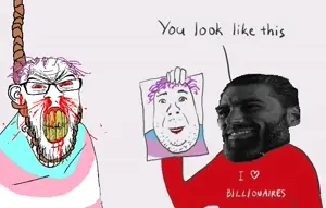 SoyBooru.com - 129464 - bait beard i_heart maga meta_not_oc pink_shirt purple_hair red_shirt text tranny tranny_meme troon variant_bernd variant_unknown white_background you_look_like_this.jpg
