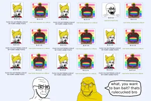 nate higgers, alicia, feraljak, soyak, hunky twink sex machine, soyak (irritated), hunky twink sex machine, natejak, selfish little fuck, (you)