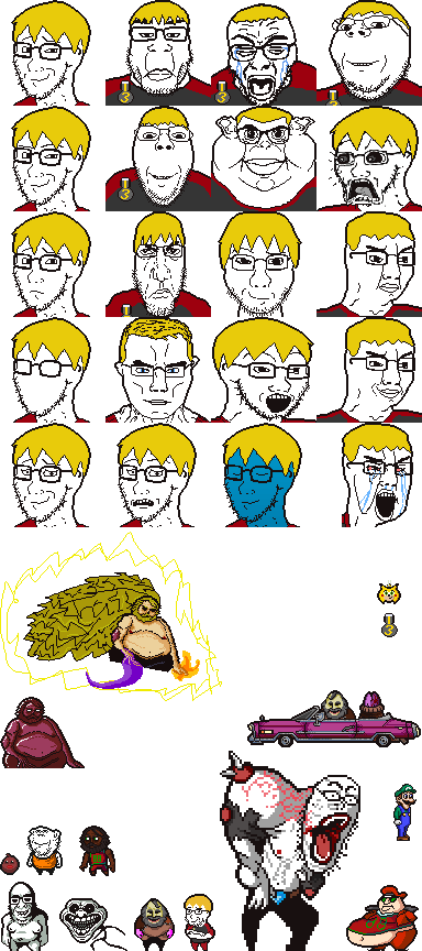 nate higgers, sonichu, trollface, weegee, bernd, brandon, chudjak, cobson, gapejak, impish soyak ears