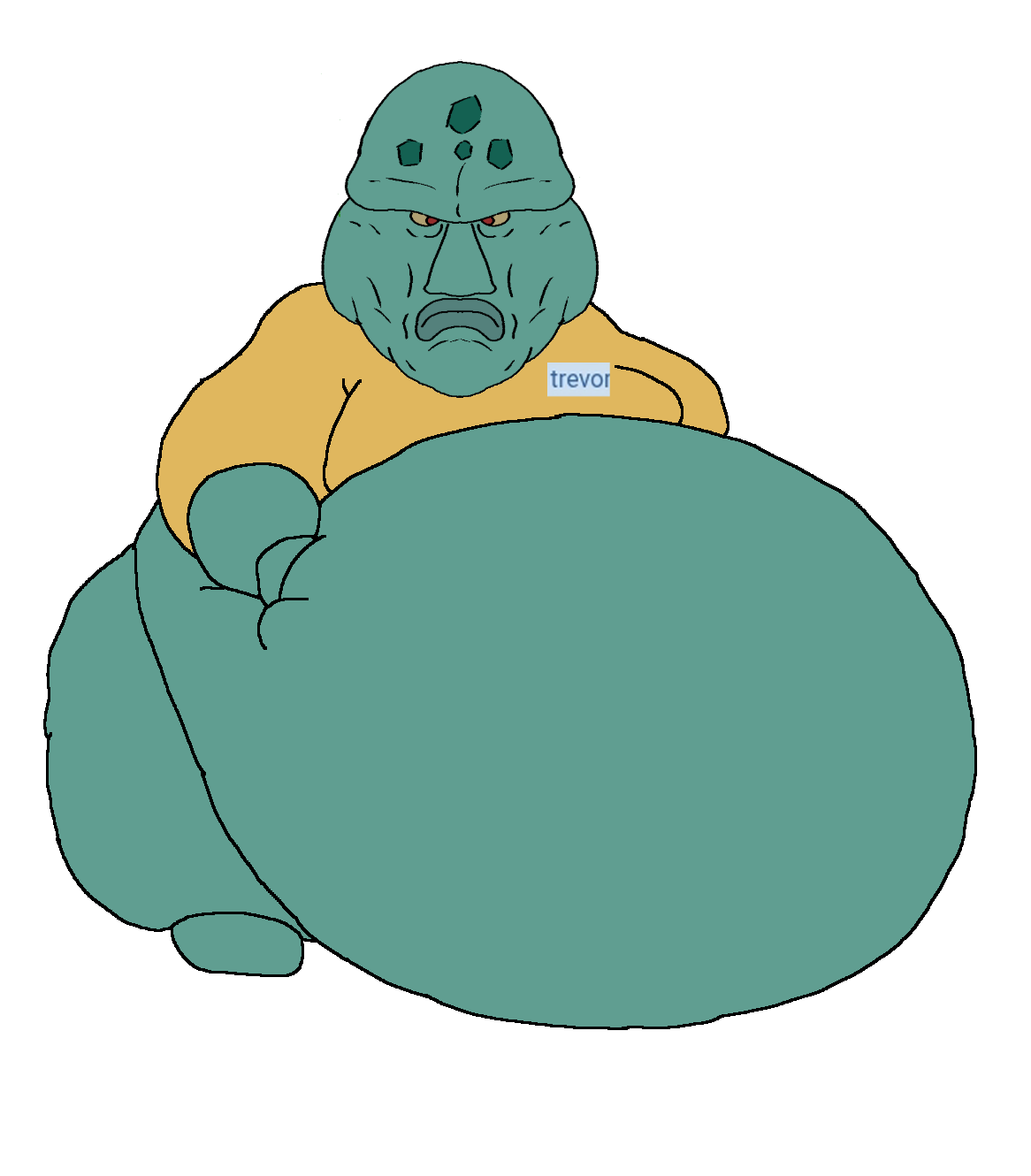 termitesilva, disgusting trevorcreature, fatpony, unknown, fusionjaks, angry, bbw, fat, female, forehead mark