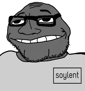 smugjak, lakuse, bald, chin, drink, glasses, logo, smirk, soy, soyjak