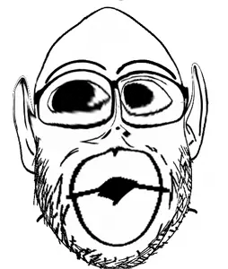 dersoylentdrinker, nojak, nogoblin, big lips, deformed, distorted, glasses, goblin, lips, looking to the left