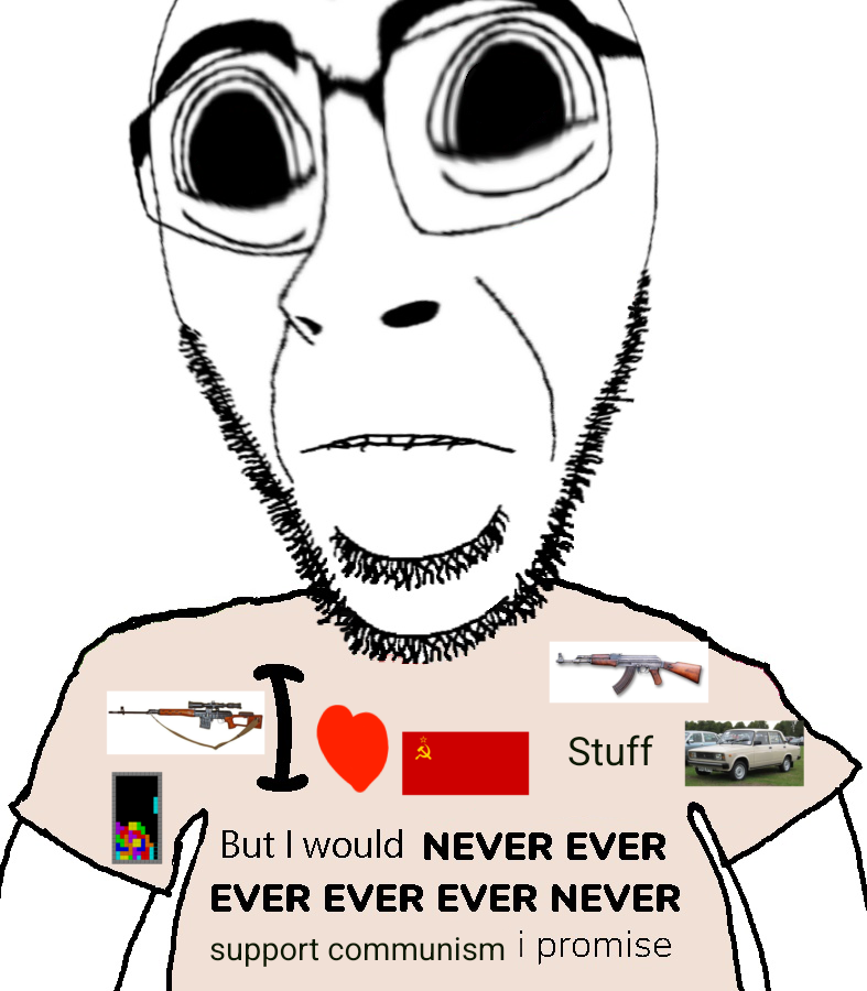 cobson, hornyson, hydrocephason, 1soyjak, ak-47, assault rifle, bald, beige shirt, black eyes, car