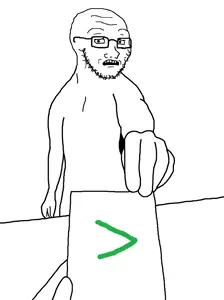 SoyBooru.com - 5085 - anime arm beard closed_mouth glasses hand paper smile soyjak vaccine variant_bartender vasectomy.png