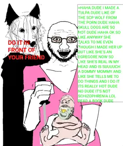 gapejak, soyak, soyak (crazed), animal, baby, crazed, demon, dog, dog ear, ear