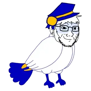 SoyBooru.com - 49034 - animal beak bird feather full_body open_mouth pigeon series_animaljaks soyjak stubble variant_markiplier_soyjak wing (1) (1).png