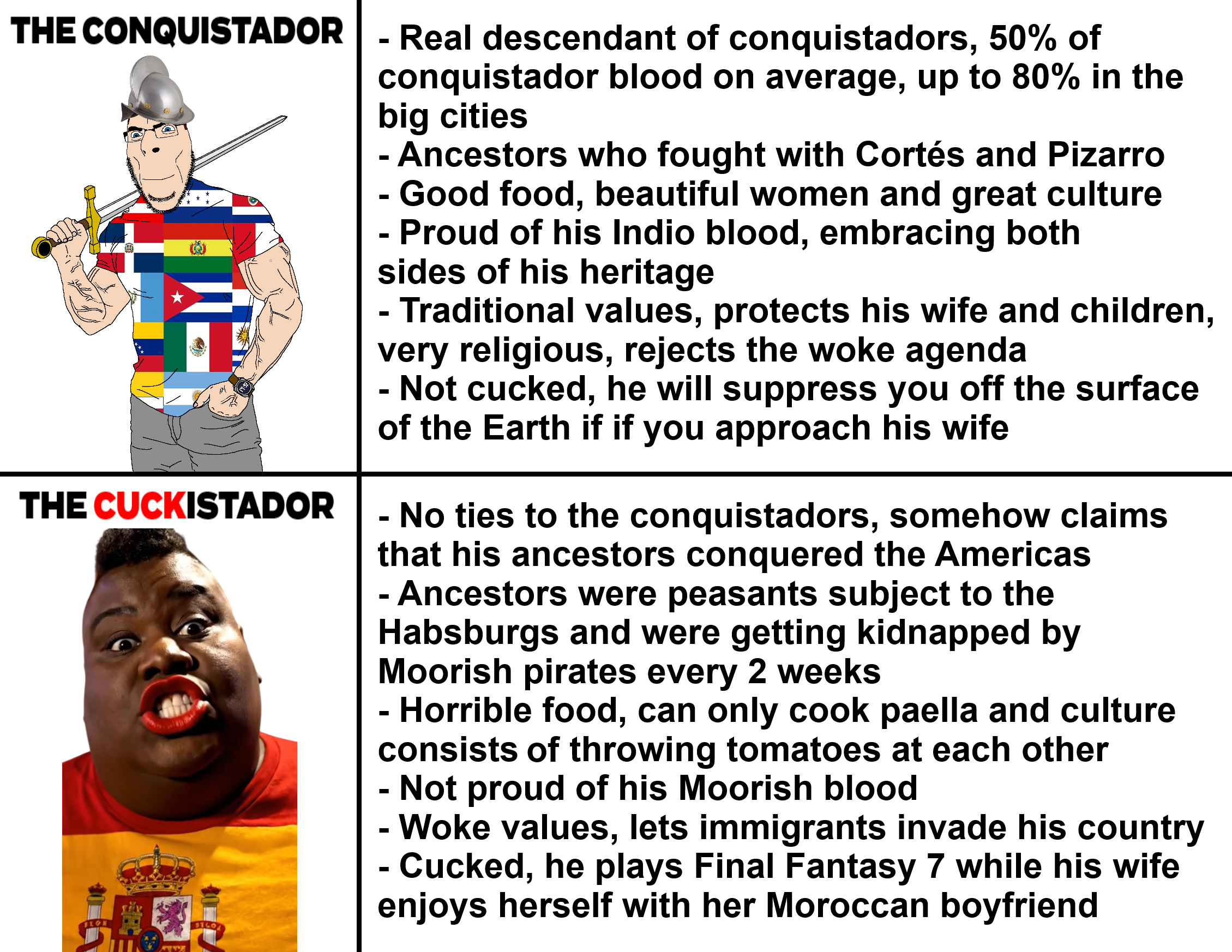 cobson, meximutt, argentina, black skin, blue eyes, bolivia, brazil, buff, chile, clothes