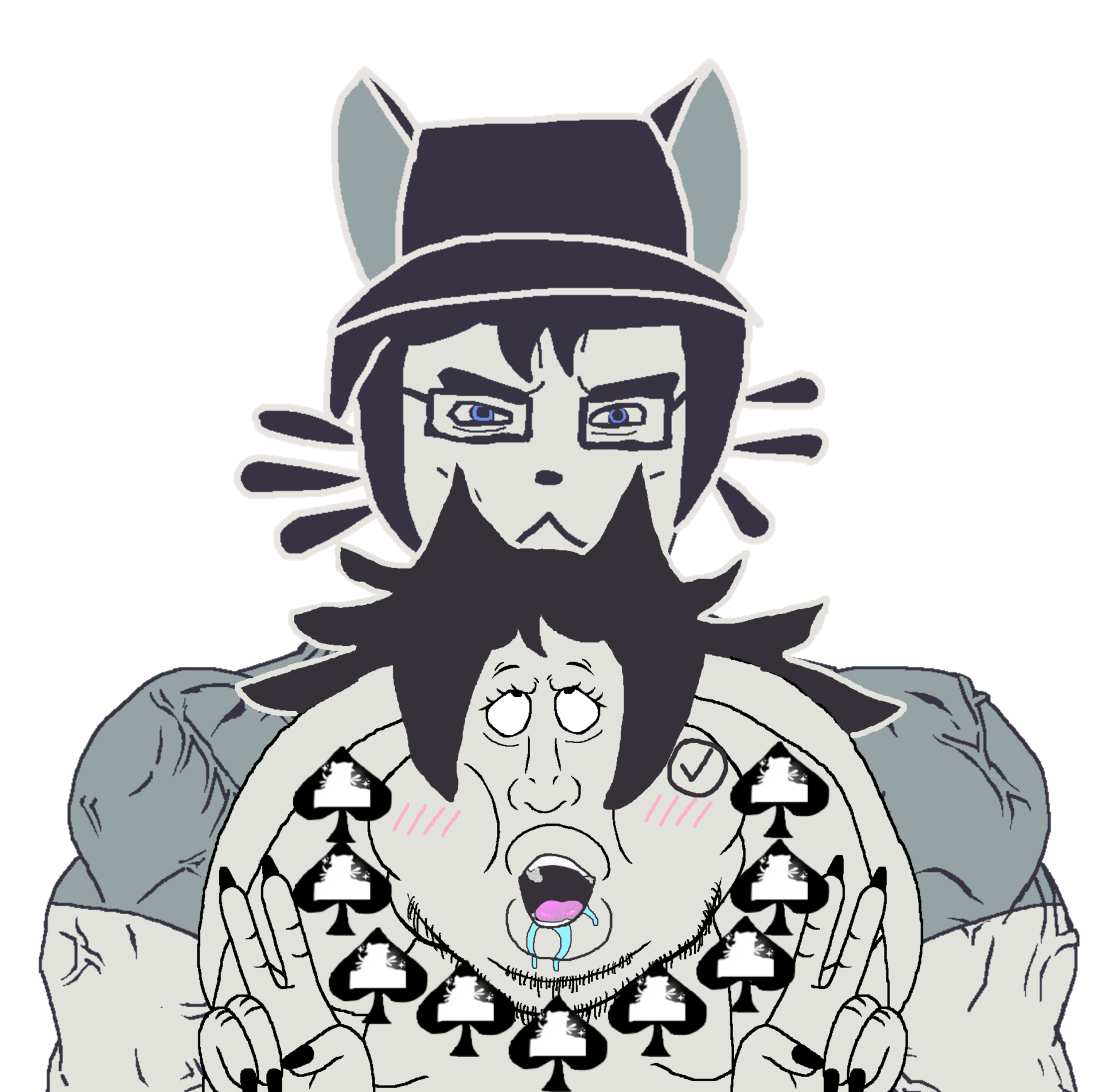 miss circle, chudjak, meximutt, chudjak front, mexiwhore, muscular chud, aryan, 2soyjaks, a10 eyes, ahegao