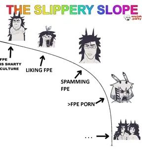 slippery_slope fpe fpegem gem fundamental_paper_education text cobsontalks wewjak doctos hornyson rapeson muscular_male breasts muscles mister_demi_(fundamental_paper_education) scaredmiss_circle demi_fun.png