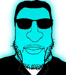 markiplier soyjak, carbjak, fed, glasses, glowing, glownigger, hair, israel, looking at you, mossad
