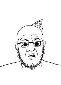 specialsoyjak, unknown, beard, clothes, glasses, hat, open mouth