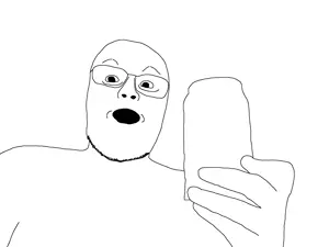 sodajak, unknown, beard, can, glasses, happy, soda, soyjak