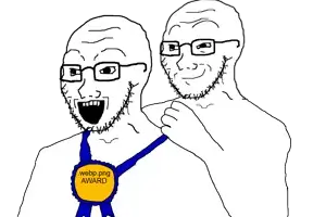 .webp.png 2soyjaks arm award badge barack_obama closed_mouth empty glasses grin hand holding_award holding_object meme open_mouth smile smirk stubble subvariant_soyak_(smug) template transparent_background variant1.webp