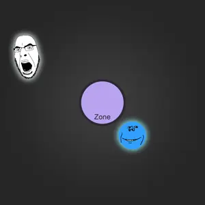 cobson, impish soyak ears, abstract, circle, cobson zone, gray background, moon, planet, sun