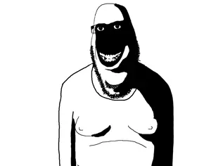 cobson, hornyson, creepy, gem, horny, ominous, shadow, snuffson, white background, white skin