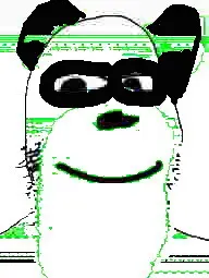 gapejak, tismjak, tismjak, animal, bear, ear, panda, smile, snout, soyjak
