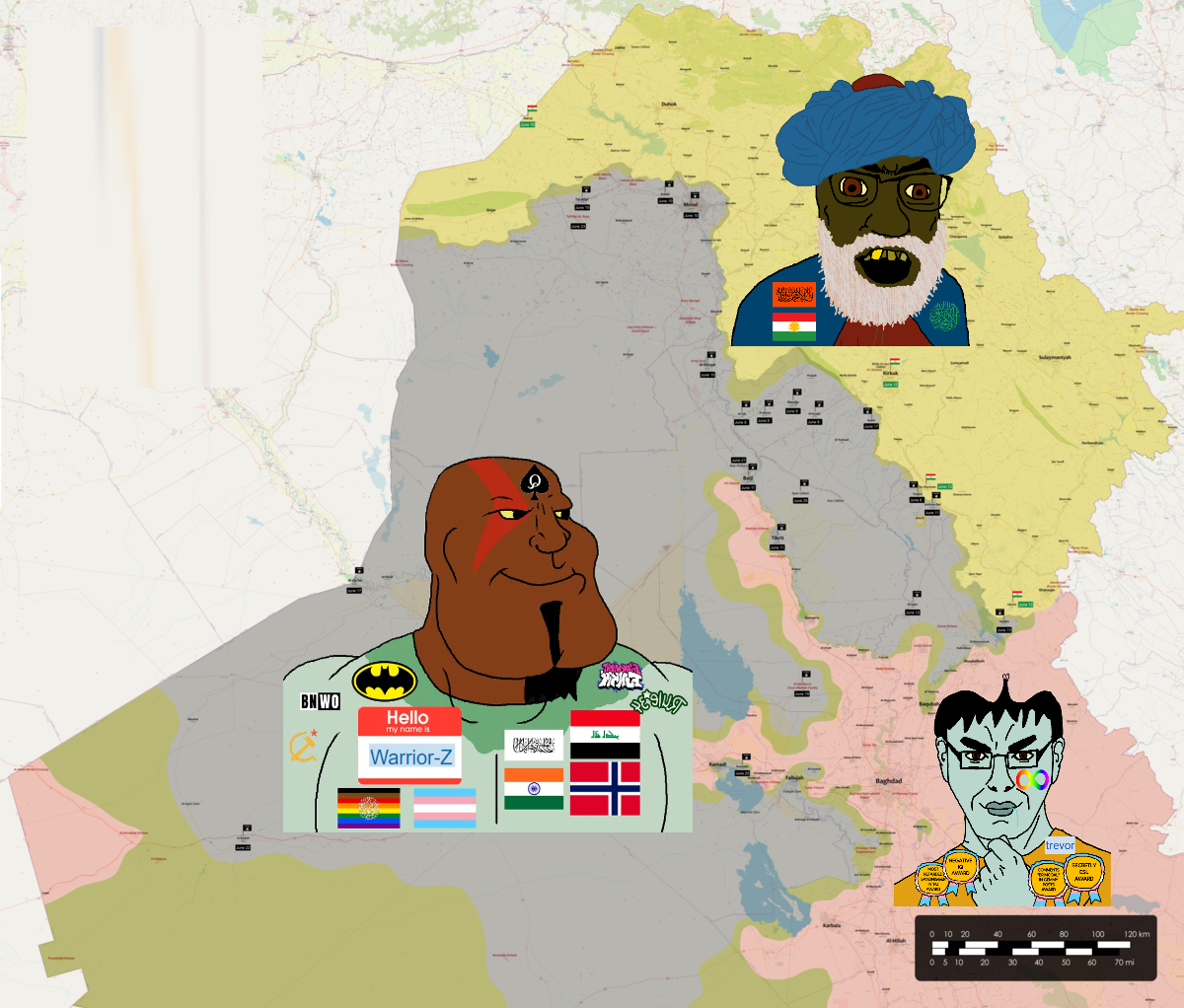 kratos, squidward tentacles, chudjak, feraljak, meximutt, mexiaryan, steve chuds, tetojak, slopjak, ethnoracial maps