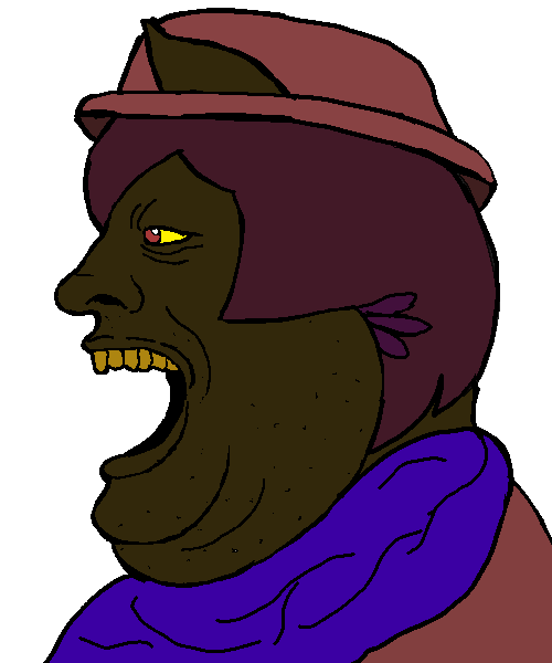 alicia, alicia side, the many faces of jimbrap, black skin, chin, double chin, eyebags, fat, hair, lips