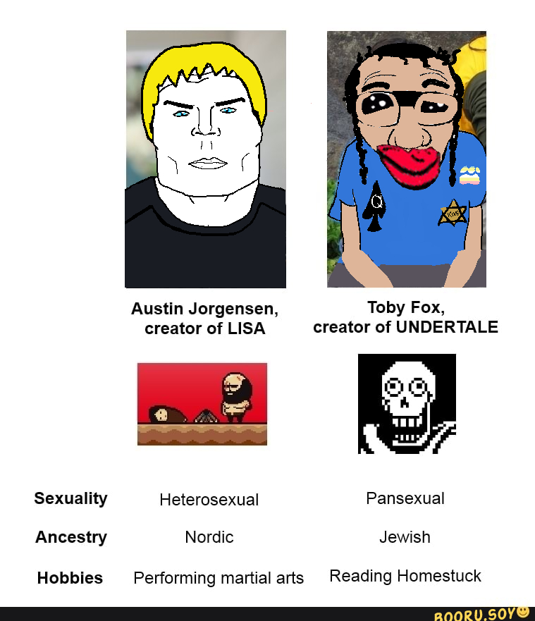 papyrus, alicia, el perro rabioso, terrence, aryan, a10 eyes, blonde hair, chad, comparison, furry