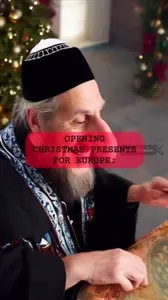happy merchant, animated, artificial intelligence, black skin, christmas, immigration, jewish nose, jews, kike, nigger