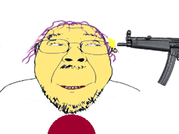 bernd, ack, animated, asian, blood, bloodshot eyes, brimmiest comments section☣️☣️☣️ do not enter☣️☣️☣️, chinksectoid, gun, gunshot