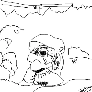 unknown, crying, giant fucking rock, poorly drawn, rock, stubble