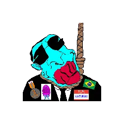 femquote, chudjak, jartycuck, patrick, 3dgifmaker, ack, animated, award, big lips, blue skin