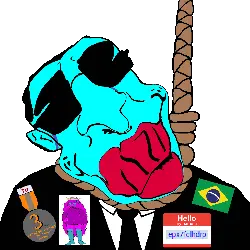 femquote, chudjak, jartycuck, patrick, 3dgifmaker, ack, animated, award, big lips, blue skin